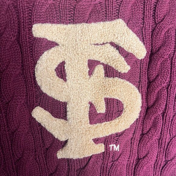 NWT Alma Mater FSU Letterman Cable Knit Sweater Dress size 3T - Picture 2 of 7